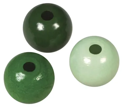 Produktbild von Rayher 1252700 Holz Perlen Mischung100 %, 8 mm ø, poliert, SB-Btl 82 Stück,