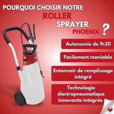 Image de Pulvérisateur électrique autonome - Réservoir de 12 litres - Tête électropneumatique automatique