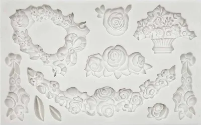 Produktbild von PENTART SILIKONFORM Mold Abformen Gießen Mould, Rosen-Motive