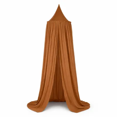 Produktbild von Deryan Baby Betthimmel Vintage 245 cm – Kinderbett Baldachin – Caramel