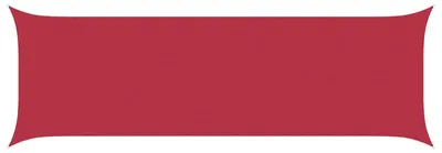 Produktbild von vidaXL Sonnensegel Rot 6 x 2 m 100 % Polyester Oxford