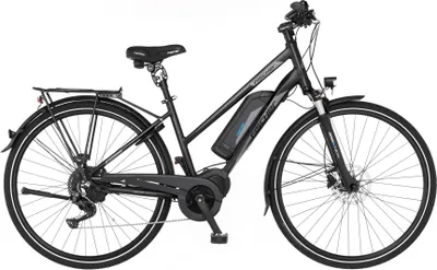 Produktbild von FISCHER E-Bike Pedelec Trekking Viator ETD 1861 Trapez, Rahmenhöhe 49 cm, 28 Zoll, Akku 627 Wh, Mittelmotor, Kettenschaltung, LCD Display, schwarz