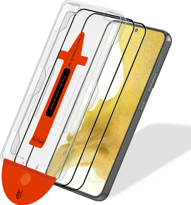 Zdjęcie produktu dla 2-pak Samsung S22 Szkło ochronne na ekran - Szkło hartowane | [Automatyczna instalacja] - Bez bąbelków