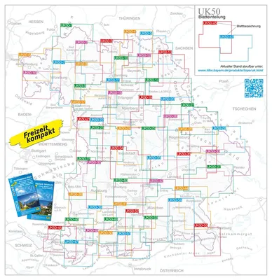 Produktbild von UK50-48 Füssen (Umgebungskarte 1:50000)