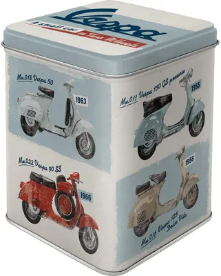 Produktbild von Nostalgic-Art - Teedose - Vespa - Vespa Model Chart