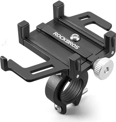 Produktbild von ROCKBROS Fahrrad Handyhalter Telefon Halterung Lenker Halter Schwarz