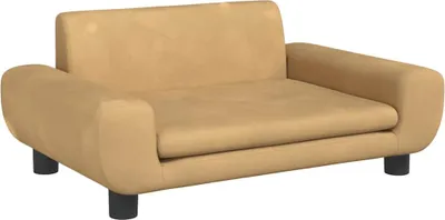 Obrázek produktu pro vidaXL Pelíšek pro psy hnědý 70x45x33 cm Velvet