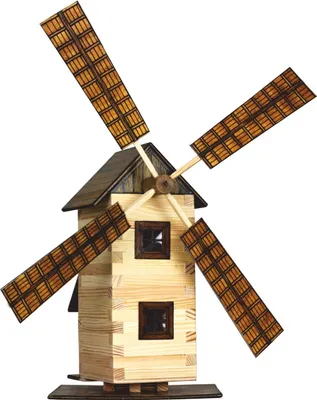 Zdjęcie produktu dla Drewniany zestaw do sklejania Walachia Windmill