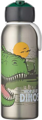Obrázek produktu pro Mepal 2 Stück thermoflasche flip-up campus 350 ml - dino 107458065381