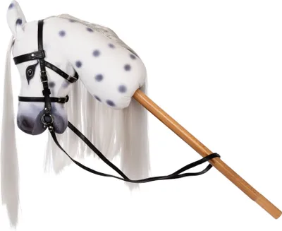 Produktbild von Hobby Horse Steckenpferd Magic weiß gepunktet