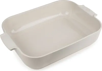 Produktbild von Peugeot rechteckige Auflaufform Appolia Ofenform Keramik Ecru 40 cm 60008