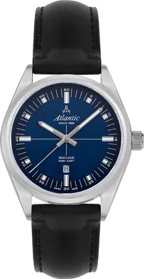 Produktbild von Zegarek męski ATLANTIC 73361.41.51 granatowy klasyczny