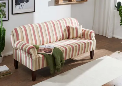 Produktbild von MASSIVMOEBEL24 Küchensofa 188x78x97 gestreift EDINBURGH