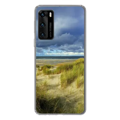 Produktbild von MuchoWow® Handyhülle Schutzhülle Hülle für Huawei P40 Nordsee - Vlieland - Dünen Silikon Softcase Handy Hülle - Handytasche