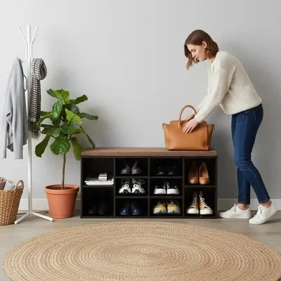 Image de Armoire à chaussures avec banc intégré pour plus de confort