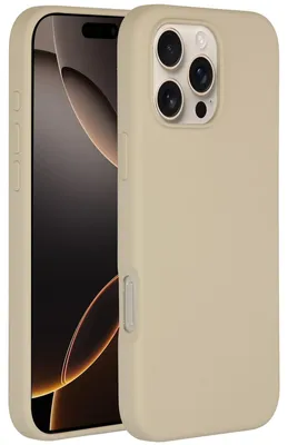 Imagen del producto de Funda de silicona lí­quida con MagSafe para Apple iPhone 16 Pro Max - Stone