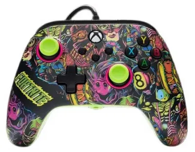 Image de PowerA Advantage Wired, Xbox Series X|S, Xbox One, PC, Fortnite Glow, manette filaire