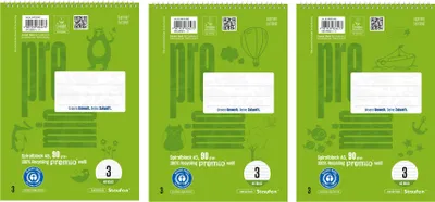 Produktbild von STAUFEN PREMIO 040741003 Spiralblock LIN 3 - A5, 40 Blatt, 14 Doppellinien, 90 g/qm