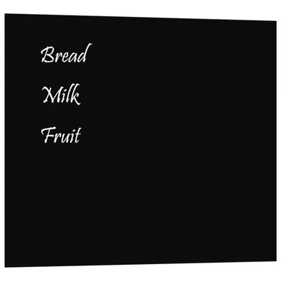 Produktbild von vidaXL Magnettafel Wandmontage Schwarz 60x50 cm Hartglas