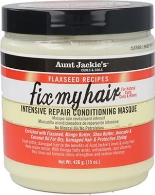 Produktbild von Haarmaske Aunt Jackie's C&C Flaxseed Fix My Hair (426 ml)