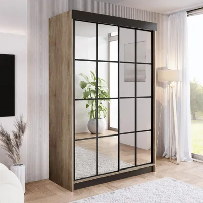 Produktbild von Kleiderschrank ARI 2 150 cm in Weiß, Maße: 150x200x62. Variante: Farbe Weiß, Größe 150x200x62