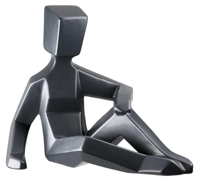 Immagine prodotto di Gilde Figur, "Patras", Vetroceramica, nera, confezione da 2, lunghezza 12 cm, larghezza 21 cm, altezza 16 cm. Codice: 34419 4063387344194