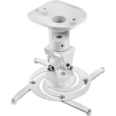 Produktbild von Techly ICA-PM 100WH, Zimmerdecke, 10 kg, Weiß, Aluminium, 180°, 360°