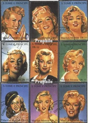 Produktbild von Briefmarken Sao Tome e Principe 1994 Mi 1464-1472 gestempelt Marilyn Monroe