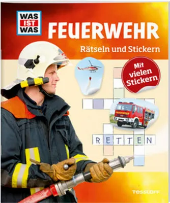 Produktbild von WAS IST WAS Rätseln und Stickern: Feuerwehr
