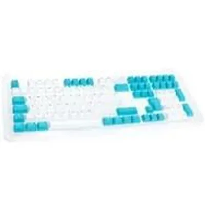 Obrázek produktu pro Sada klávesnicových krytek Ducky PBT Zestaw, rozložení ISO DE, bílo-modrá
