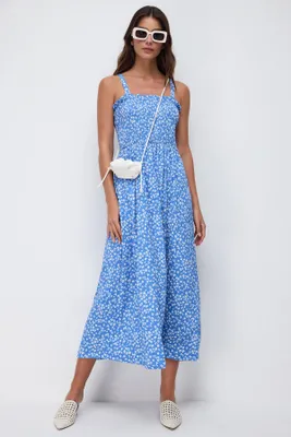 Produktbild von Trägerloses langes Kleid, mixed color, M