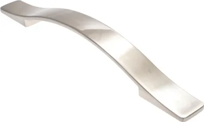 Produktbild von BA 160 mm Schrankgriff, Küchengriff mit Edelstahleffekt, massiver Bogengriff