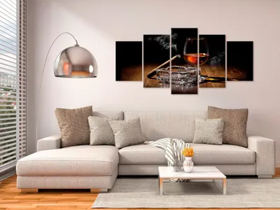 Immagine prodotto di COGNAC ZIGARRE Quadro di vetro acrilico Quadri di vetro moderni da parete i-B-0014-k-n