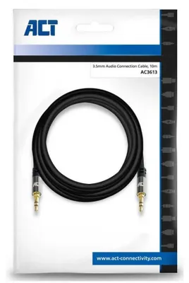 Imagen del producto de ACT AC3613, 3.5 mm, Samec, 3.5 mm, Samec, 10 m,
