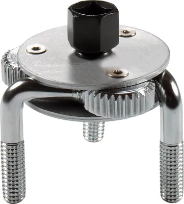Produktbild von Ölfilterspinne, 3-armig, ca. 65-130 mm mit 1/2"- Adapter Ölfilterwerkzeug