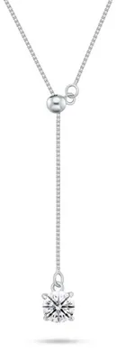 Produktbild von Schiebekette aus Silber mit kubischem Zirkonia NCL220W