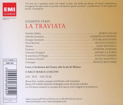 Immagine prodotto di La Traviata