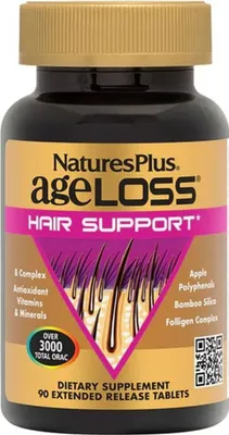 Produktbild von Natures Plus AgeLoss Hair Support 90 Tabletten