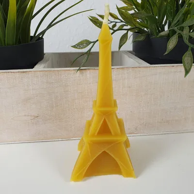 Produktbild von Bienenwachskerze Eifelturm Kerze 10,5 cm
