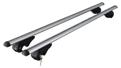 Productafbeelding van Aluminium dakdragerset VDP Rio 135 voor Ford Kuga vanaf 2008, geschikt voor een daklast tot 75 kg, met slot