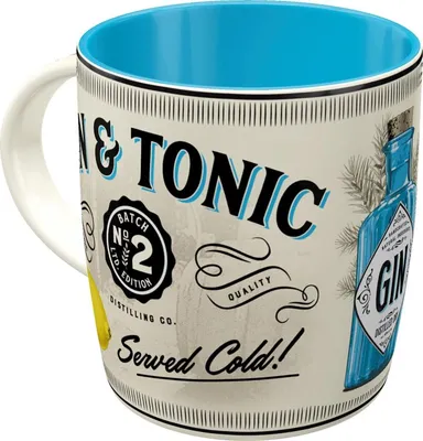 Produktbild von Nostalgic-Art - Kaffeetasse - Gin & Tonic Served Cold