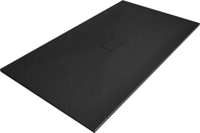 Image de Mexen Hugo receveur de douche rectangulaire SMC 180 x 100 cm, Noir - 42701018