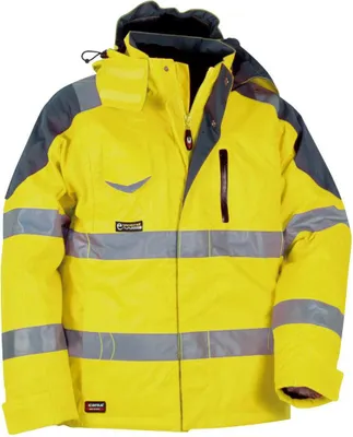 Produktbild von Cofra Winter-Warnschutzjacke wind- und wasserdicht gelb 56