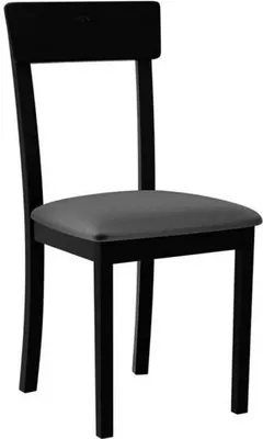 Image de Chaise de salle à manger NEYA 1 - noir / gris foncé