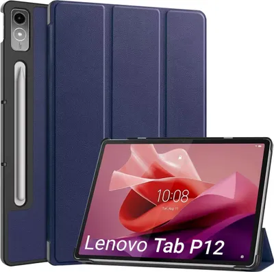 Image de Étui intelligent pour Lenovo Tab P12 TB370 (bleu marine)