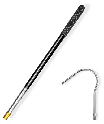 Imagen del producto de Varilla telescópica con gancho: Abrebisagra extensible para toldos, ideal para uso doméstico y en campamentos