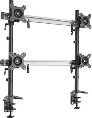 Produktbild von HFTEK MP240C-N - Vierfacher Monitorarm - Tischhalterung