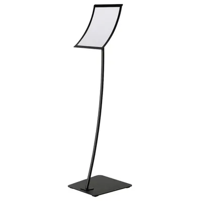 Produktbild von update displays Infoständer Konkav schwarz DIN A4