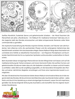 Produktbild von Mondträume - Ein Malbuch für meditative Farbreisen