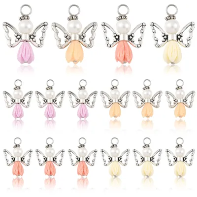 Produktbild von Set von 30-60 Mehrfarbigen Engel-Anhänger für Schmuck